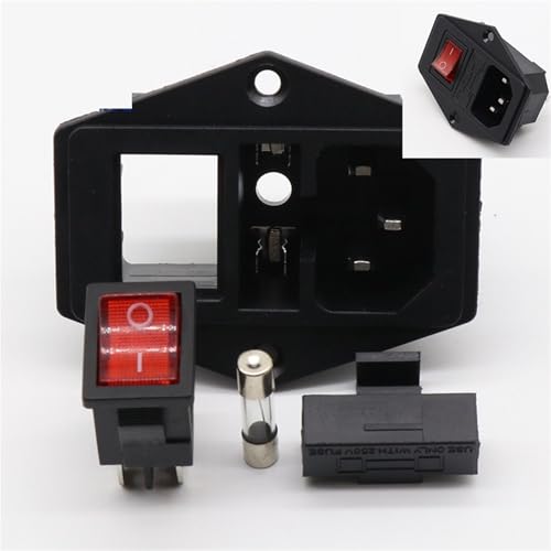 Connecteur IEC 320 C14 pour remplacer une prise défectueuse avec interrupteur 10A 250V