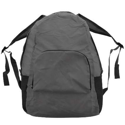 ZD TRADING Sac a dos pliables ultra leger 20 L pour le sport, l'école, partir en voyage, tellement petit qu'il rentre dans une main (GRIS FONCÉ) Cover