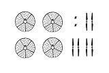 Propeller: Durchmesser × Gewinde: 7,7 × 2,8 Zoll (19,6 × 7,1 cm)