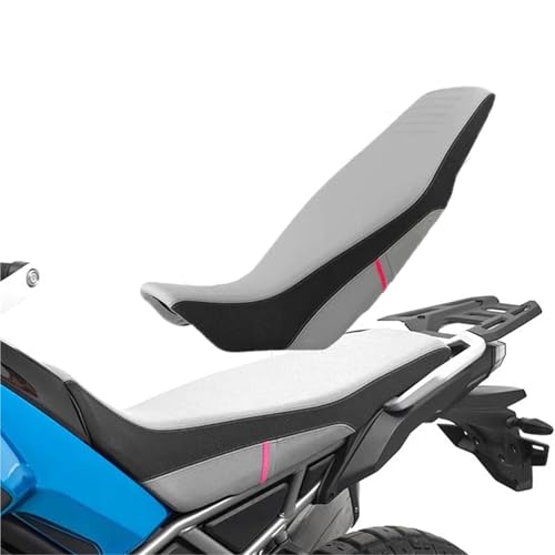 Funda para asiento CFMOTO 450MT 2023-2024, cojín de conductor y pasajero trasero gris rojo
