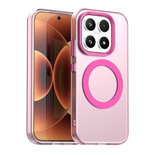 Image of for Xiaomi 17 Case Magnetic Case Anti Drop Hybrid Phone Back Cover - Red