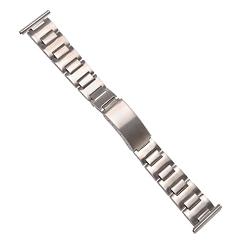 Dcasmo group Correa Reloj de Acero Inoxidable para Hombre 24mm Compatible con Seiko Omega New Old Stock 1960 1970 - Pulsera Vintage Original Metalizada - Strap Bracelet de Relojeria Antigu