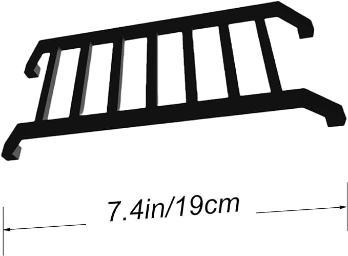 Image of Generic Widdle Wadder Ladder(2PCS),Little Ladder Magnet for car,Mount to Multiple Surfaces,Suitable for Refrigerators, Cars, Etc Black