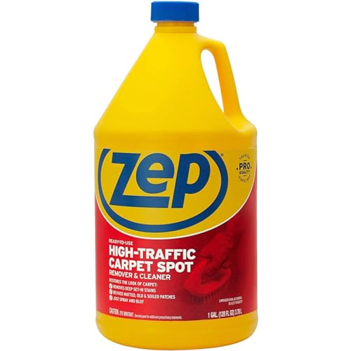 Zep High Traffic Carpet Cleaner - 1 Gallon - Penetrating Formula Removes…