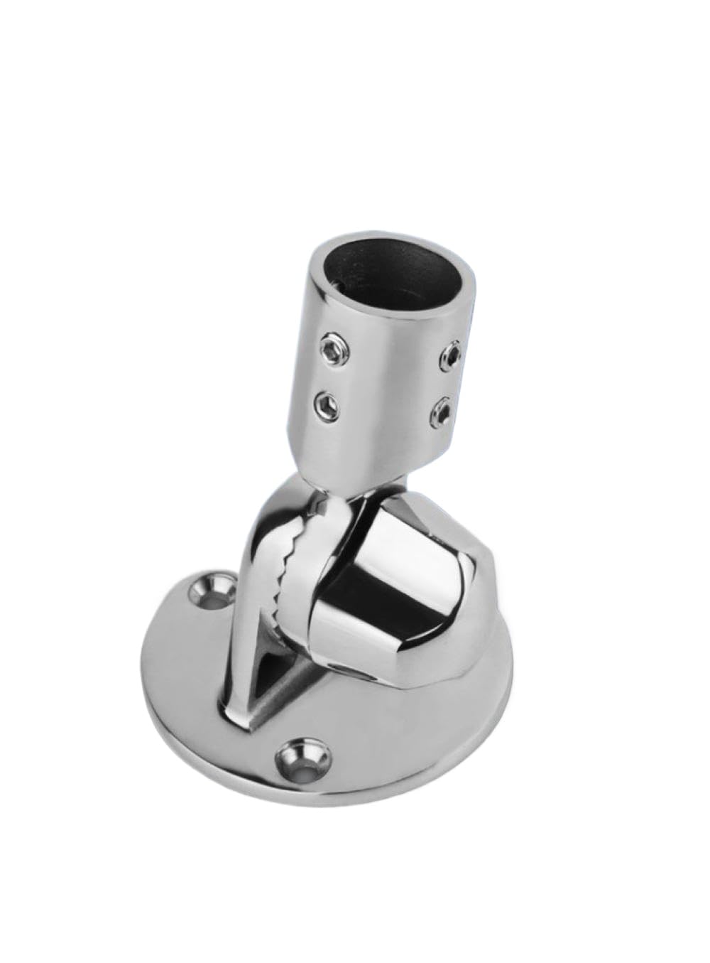 Ywbeqqywq Onecolor Adjustable 316 Stainless Steel Marine Boat Ratchet Deck Base Mount Compatible With Kayak Boat Accessories
