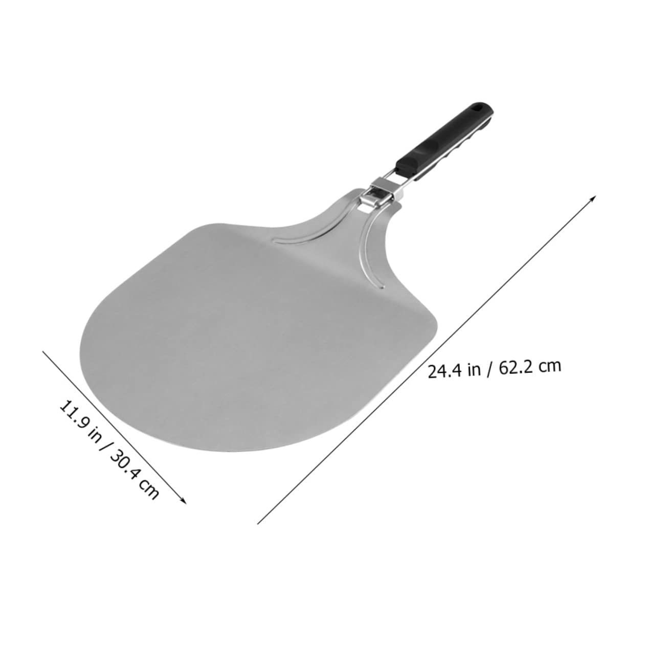 MAGICLULU Élégante Pelle À Pizza En Acier Inoxydable Spatule De Transfert De Pizza Outil De Cuisson Spatule À Gâteau À Pizza Robuste Et Flexible Pour Les Hôtels