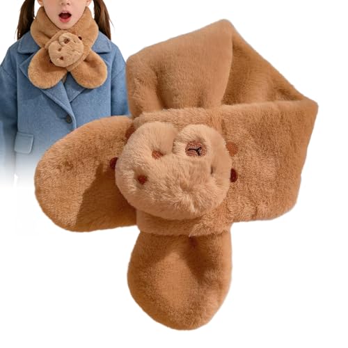 Generisch Bufanda mullida, calentador de cuello Capybara para exteriores, calentador de cuello frío, para niñas, amantes de los animales, estudiantes, uso diario, de disfraces, cumpleaños