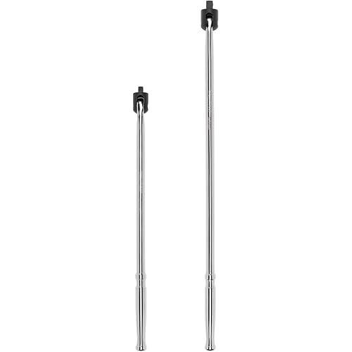 TEKTON 3/8, 1/2 Inch Drive Breaker Bar Set (2-Piece) | SBH99200