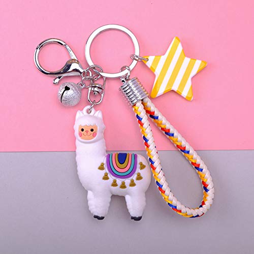 Preisvergleich Produktbild MNBVC Schlüsselbund niedliche Puppe Schlüsselanhänger Cartoon Strap Strap