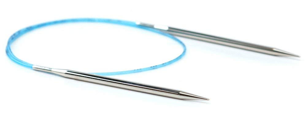 addi Lace Silver Tip Fixed Circular Knitting Needles 80cm 2.50mm - Image 3