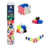 Plus Plus 240 Piece Interlocking Building Blocks for Kids, Open Ended Connecting Toys, Stem Bin Classroom Mini Manipulatives - Glow in Dark Play Tube