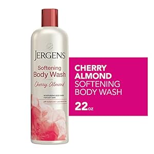 Jergens Softening Cherry Almond Body Wash, Daily Moisturizing Skin Cleanser, Paraben Free, 22 Ounces, Infused with…