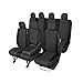 Produktbild saferide | 1+2+4 mit Tisch 7-Sitzer Schwarz Set Komplettset Sitzbezüge Wohnmobil Autositzbezüge Transporter Sitzbezug Schonbezug Schonbezüge Autoschonbezug Sitzauflagen Sitzschutz Auto Ares
