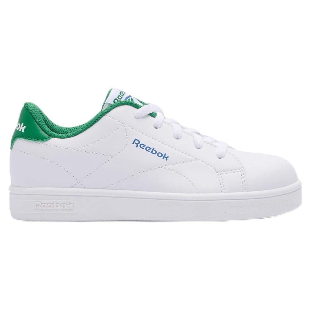 Reebok Court Clean Trainers, White/Glengreen/Twilight Blue, 30.5 EU / 11.5 UK, White Glengreen Twilight Blue, 12 UK Child