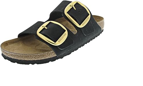Image of BIRKENSTOCK Arizona Big Buckle 1023290 Sandals Black Nubuck N