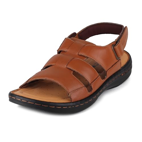 Image of Red Chief Genuine Leather Formal Slip-On Sandal for Men | RC3678