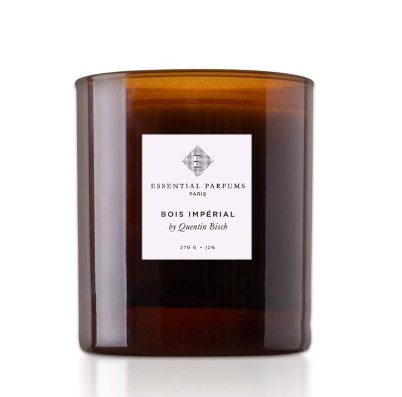 Essential Parfums Bois Impérial by Quentin Bisch Scented Candle 9.5 Oz, Brown
