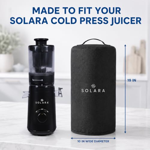 SOLARA Cold Press Juicer Combo – Slow Masticating Juicer Black Knight - Image 5