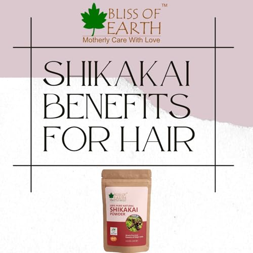 Image of Bliss of Earth Amla Reetha Shikakai Bhringraj Hibiscus Powder - Natural Hair Growth & Hair Mask - 100gm Each, Pack of 5