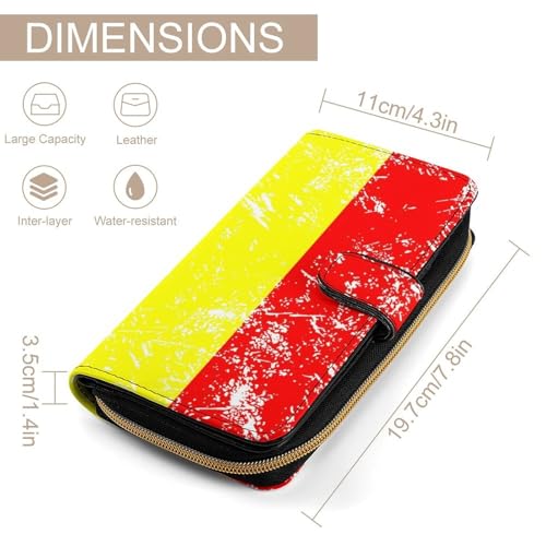 Mali Vintage Flag Long Wallet for Women Men Purses Coin Pouch Credit Card Holder Organizer2