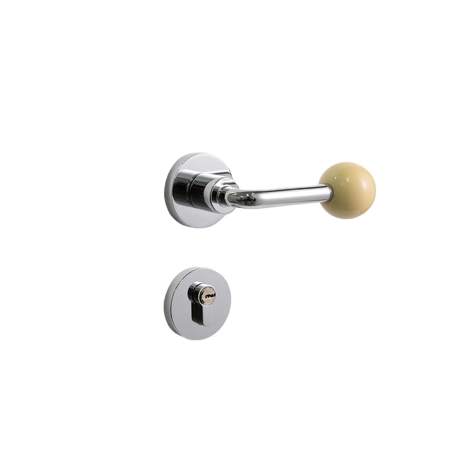 FBXRXZFPJ Zinc Alloy Bedroom Door Lock knob Furniture Handle(BL-168-3,with Key-for Door)
