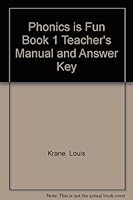 Phonics is Fun Book 1 Teacher's Manual and Answer Key B002JN71K8 Book Cover