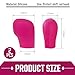 Yumfugu 2 PCS Car Gear Shift Head Cover, Comfortable Handle Handbrake Shifter Cover, Anti-Slip Auto Knob Gear Stick Protector, Replacement Decorative Accessories, Suitable for Most Models (Pink)