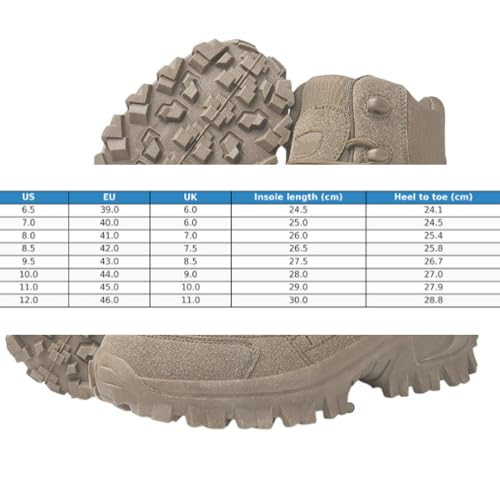 Dallader Men'S Comfortable Waterproof Orthopedic Walking Shoes,Non Slip Mens Work Boots Outdoor Walking Shoe4