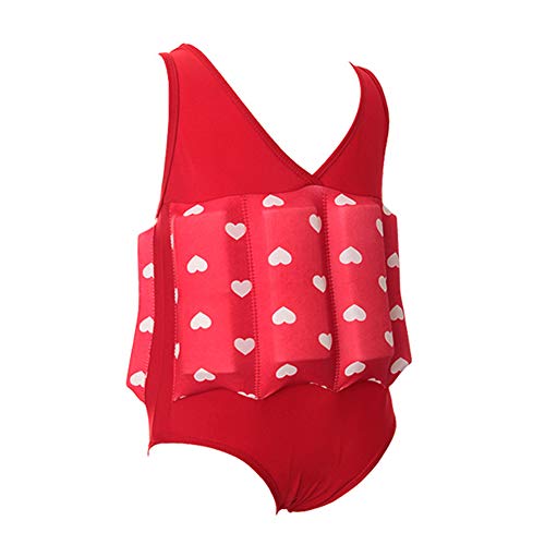 Image of IDOPIP Kids Boys Girls Floatation Swimsuit with Adjustable Buoyancy Baby Float Suit Swim Vest One Piece Swimwear Bathing Suit