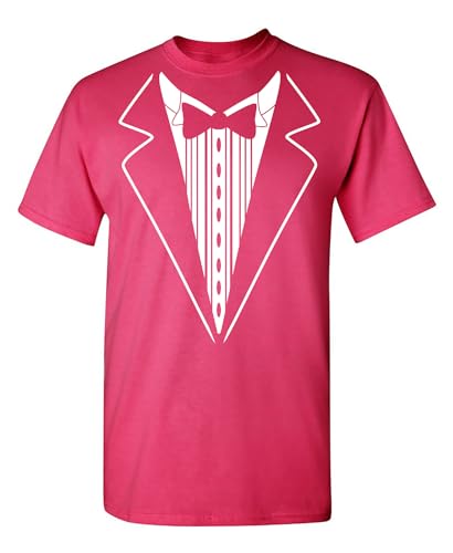 Tuxedo Shirts for Men Novelty Graphic Funny Formal Costume Tee