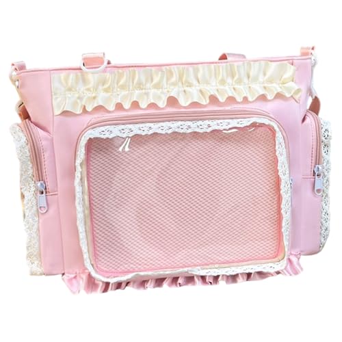 Bolso Ita Kawaii de Mano con Correas Ajustables y Ventana Frontal