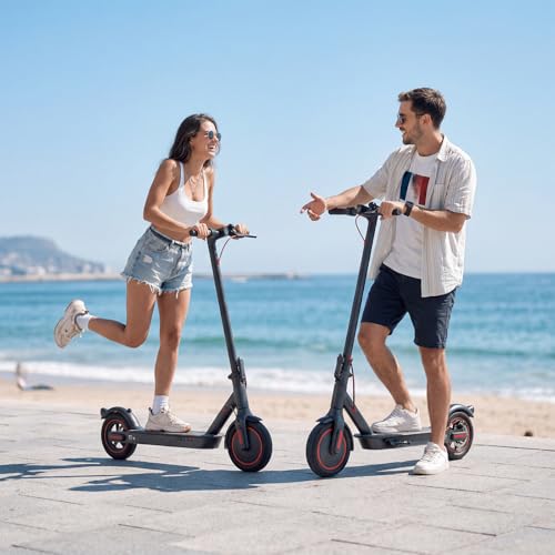 Image of Electric Scooters - Electric Scooter for Adults, 500W /1500W Motor, 18 /21 /25 Max MPH, 21 /28 Miles Range, APP Control, Cruise Control, Lightweight Foldable E-Scooter