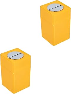 Beaupretty Sharps Bin Razor Disposal Case 2pcs Box Recycling Box Razor Container Storage Container Plastic Box Waste Box Foil Shaver Blades Razor Disposal Container