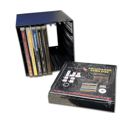 CUIDATUMUSICA Cubo Modular para Para 10 CD Compact Disc/Ref. A1470