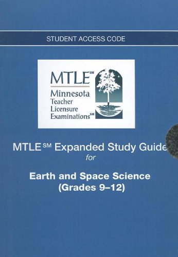 MTLE Expanded Study Guide - Access Card - for Earth and Space Science ...