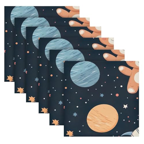 Servilletas de Tela STAYTOP 6pcs 20x20 in Poliéster miniatura 6