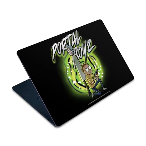 Skin vinyle Rick and Morty Portal Boyz pour protéger MacBook Air 15 M2 des rayures