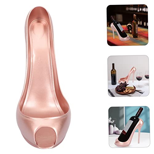Objet d'art original porte-bouteille design rose idée cadeau maison