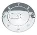 Razer Auto 88-98 CHEVY CHEVROLET CK PICKUP / 92-99 CHEVY CHEVROLET SUBURBAN / 95-99 CHEVY CHEVROLET TAHOE / 88-98 GMC CK PICKUP/ 94-99 GMC YUKON / 99-01 GMC YUKON DENALI / 99-00 CADILLAC ESCALADE CHROME ABS GAS DOOR COVER