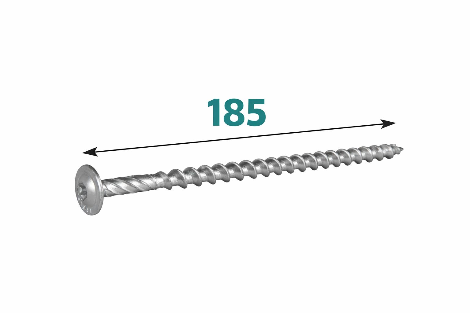 ESSVE HL-W śruba do betonu komórkowego 10 x 185 mm, TX40 C4 – do dużych obciążeń, bez wiercenia wstępnego, ETA-20/0335, CE, mocowanie nośne, odporna na rdzę, do betonu gazowego/ytong, na zewnątrz i do