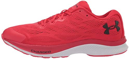 Under Armour Men's Charged Bandit 6 Running Shoe, Red (601)/Halo Gray, 10 | Image 7