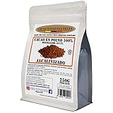 ➤ Cacao en polvo desgrasado al 10-12% y alcalinizado, producido a partir del tostado, molienda y prensado de cacao en grano. El polvo de cacao no contiene azúcar añadido