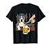 Pit Bull Drinking Beer Funny Dog Meme T-Shirt