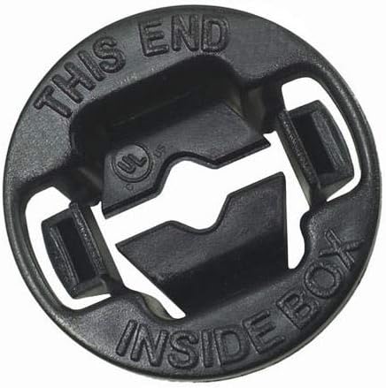 Hubbell-Raco 4714B5 Connector, NMSC, 1/2-Inch Trade Size, Made from Thermoplastic, Installs inside the junction box, 5-Pack