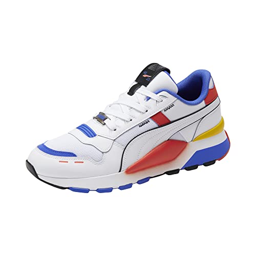 PUMA Mens Rs 2.0 Sneaker Sneaker, Mens White-Royal Sapphire-Warm Earth, 11.5