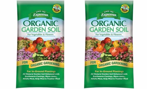 Espoma Organic Vegetable & Flower Garden Soil Natural...