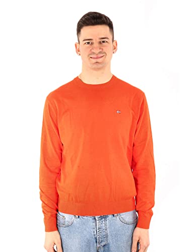 Maglia rosso Napapijri tricot rouge authentique au design italien