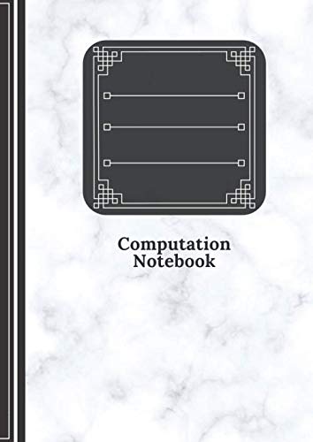 NEW bland Computation Notebook/Engineering Notebook - 150 Pages (8.27 ...