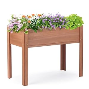 SoliWood Hochbeet mit Beinen aus Holz