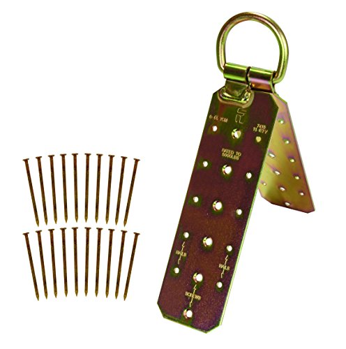 6 Pack FallTech 7410 Temporary Reusable Hinged Roof Anchor with Nails